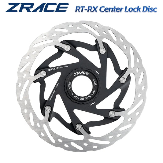 ZRACE RT-RX Center Lock Disc Rotor, 140mm 160mm Road Disc Brake Ultralight Strong Heat Dissipation Floating Rotor