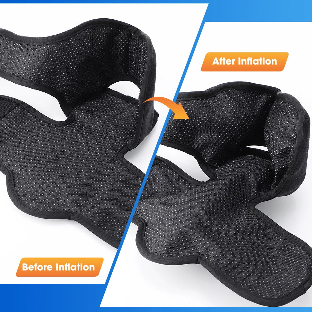 1Pair Air Compression Portable Ankle Foot Massager 4 Heating 3 Mode Airbag Soothing Kneading Lifting Foot Ankle Massage Device