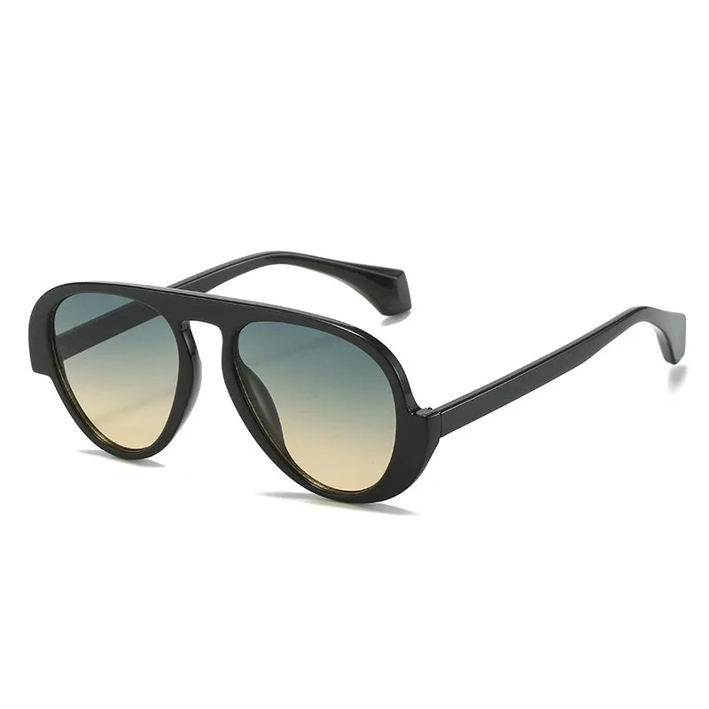 JNPCXI New Retro Round Sunglasses Women Fashion Brand Design Gradient Shades UV400 Men Punk Sun Glasses