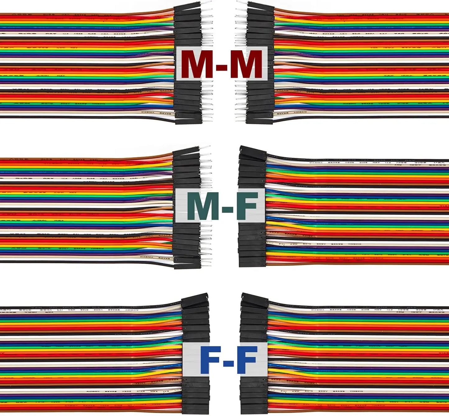 120PIN Cable Dupont Line 10cm Male to Male Female to Female Male to FeMale Jumper Dupont Wire Cable For PCB DIY KIT