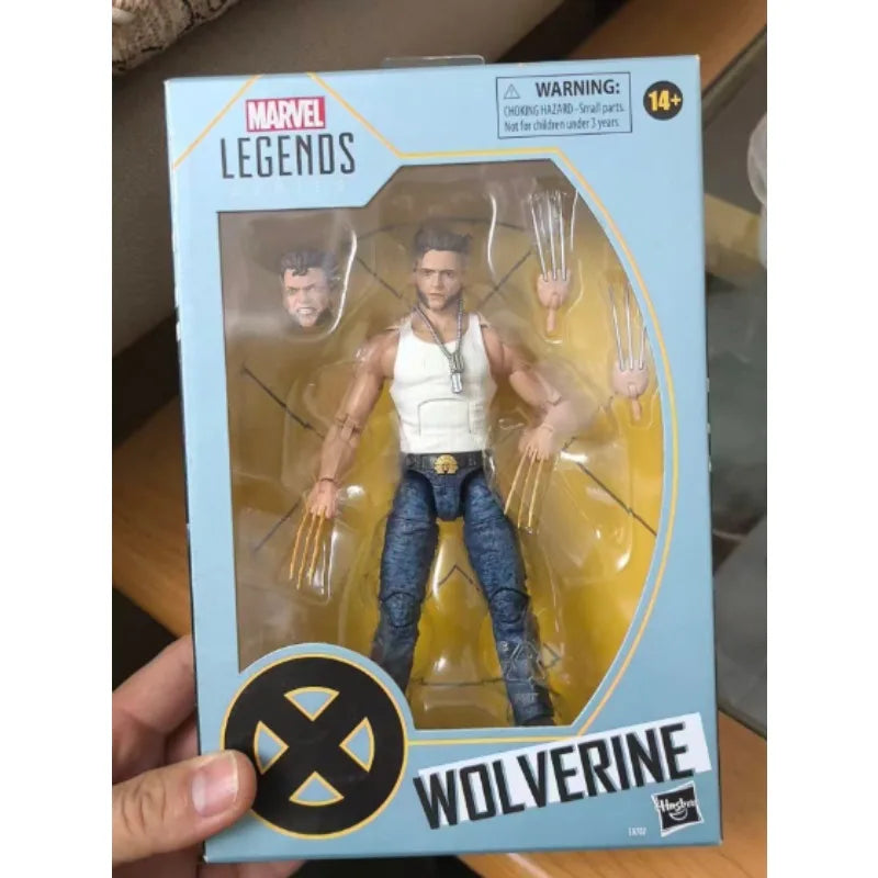 Original Hasbro Marvel Legends Series WOLVERINE Anime Figure Toy Collection Gift