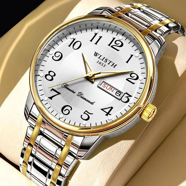 Luxury Women Watch Quartz Watch Digital Wristwatch Waterproof Calendar Luminous Watch Fashion Business Light Man Clock Watches