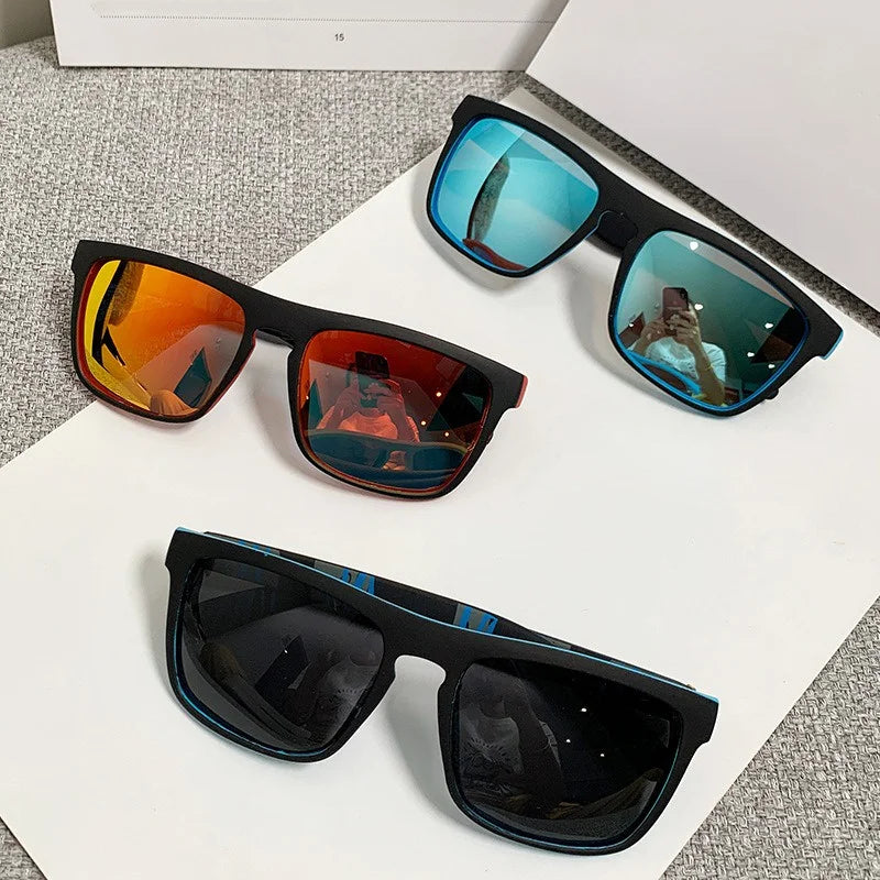 3 PC Polarized Men Women Sunglasses Men's Square Sun Glasses Driving Mens UV400 Eyewear