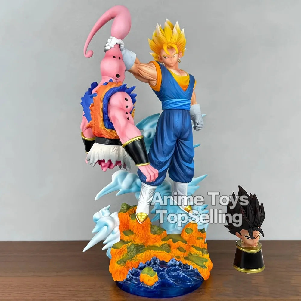 32cm Vegetto Vs Buu Model, Dragon Action Figure Super Saiyan Goku Vegeta Statue