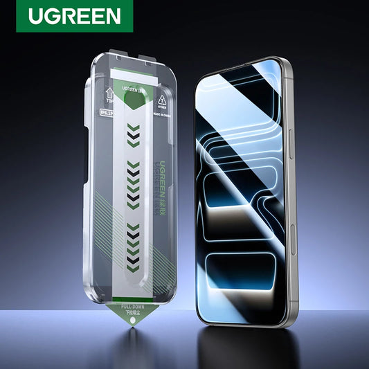 UGREEN 1/2pcs Dust-free Screen Protector For iPhone 17 Pro Max Tempered Glass