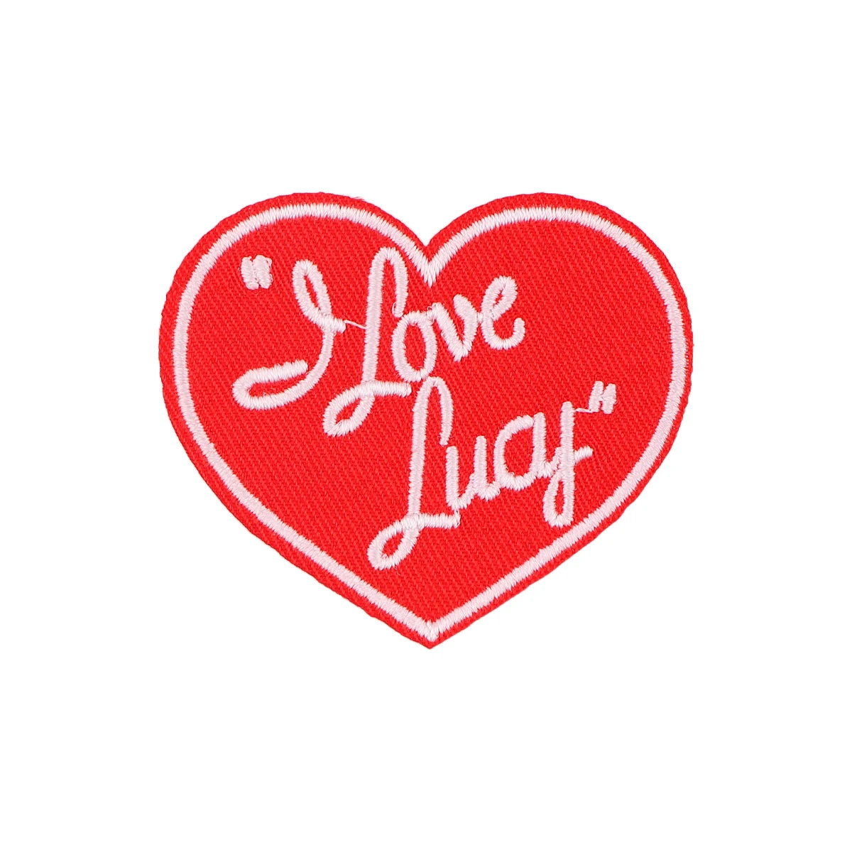 Red Heart Embroidery Patch Letter Iron On Patches for Clothing Thermoadhesive Patches Love Patches On Clothes Badge DIY Sew
