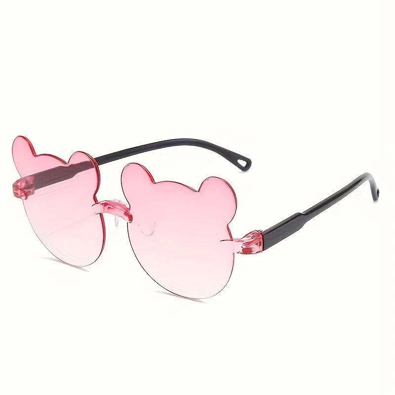 6 Pairs of Round Heart-shaped Unisex Cute Glasses Party and Dance Trendy Decorative Glasses A Great Gift