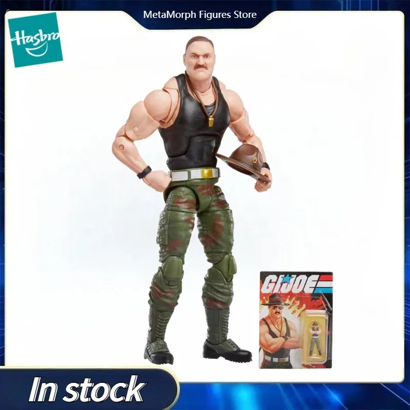 Original Hasbro G.I. Joe GI Joe Classfied Series Sgt Slaughter Action Figure Collection Toys Ornaments