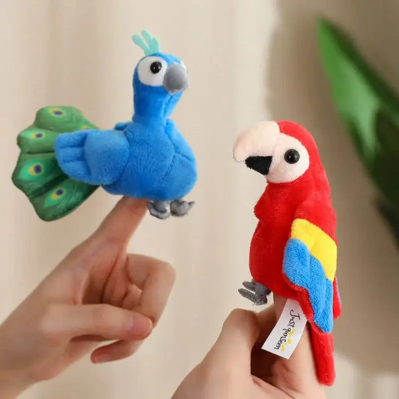 9cm Latest Marine Animal Finger Cover Filled Plush Toy Handmade Doll Cartoon Anime Cute Children's Birthday Gift Fun Doll