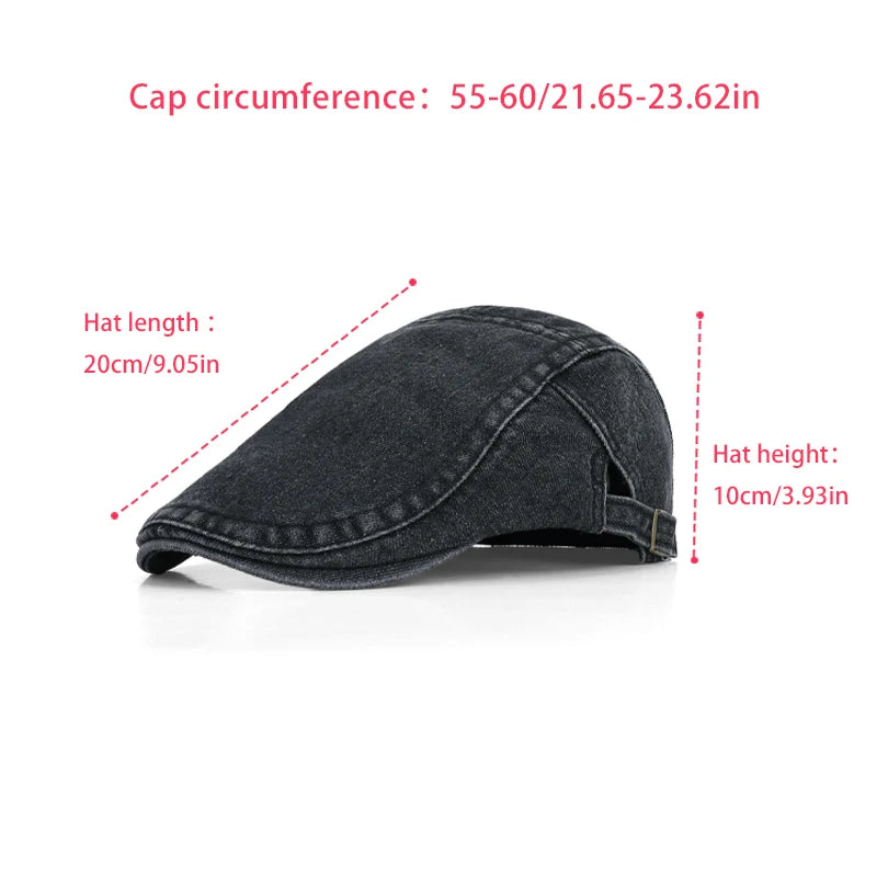 6164-New summer women's sunscreen sunshade hat - children's fashionable casual painter hat - Japanese-style baseballcap-berethat
