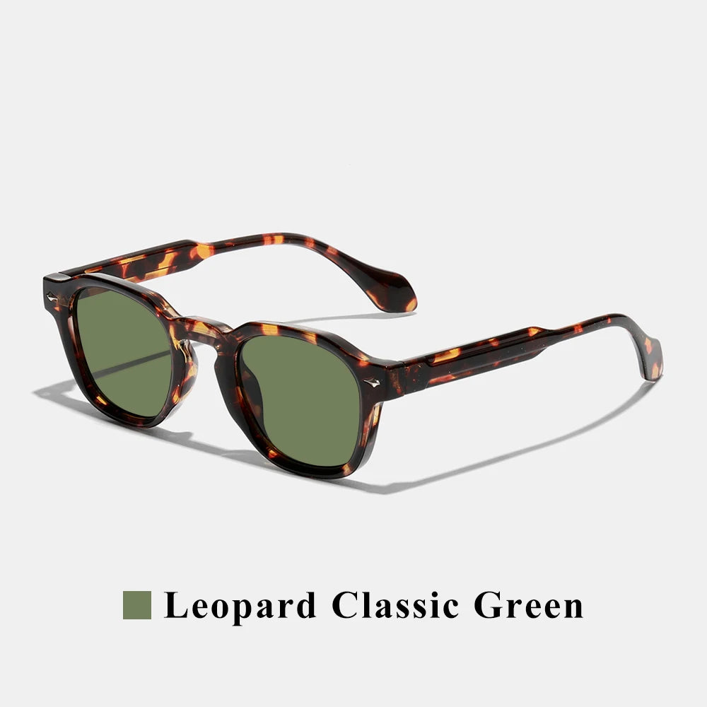 Ruiao 2026 Retro round Sunglasses Unisex Designer Luxury Vintage Shades Eyewear for Small Faces Fashionable Sun Glasses
