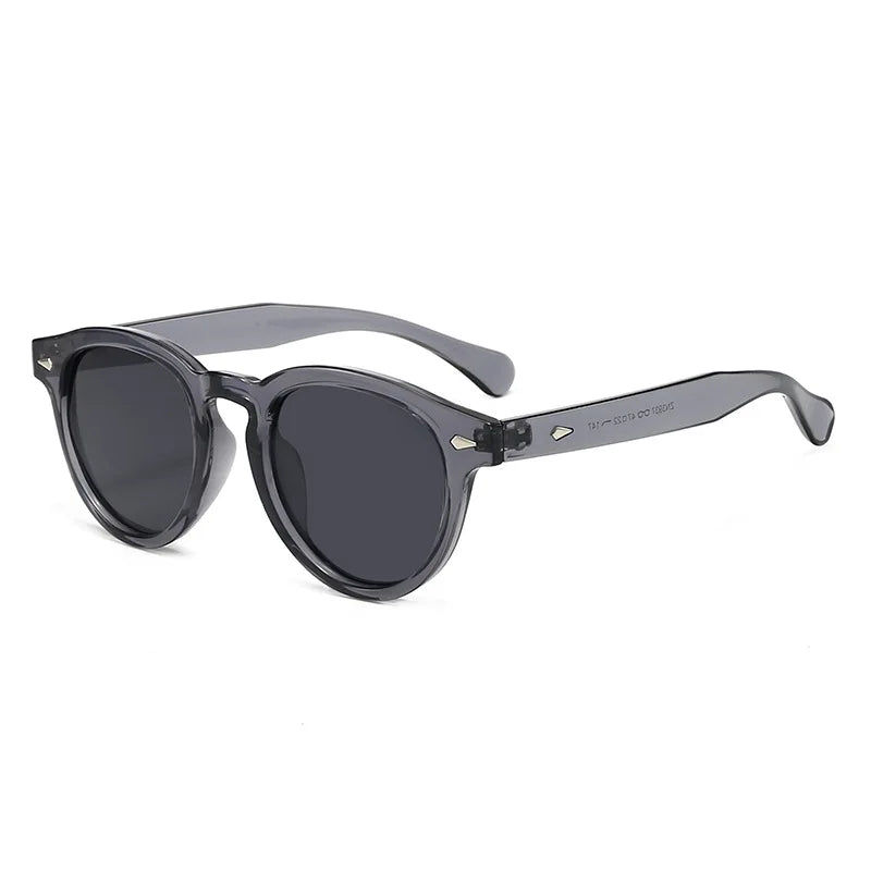 JNPCXI Retro Round Sunglasses Women Fashion Rice Nail Shades UV400 Men Trending Candy Color Sun Glasses