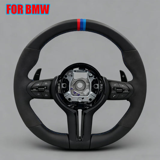 Three Color M Stripe Volant Stering Wheel for BMW F10 X5 F15 X6 F16 F20 F21 F22 F23 F25 F26 F30 F31 F32 F33 F34 F35 F36 M3 F80