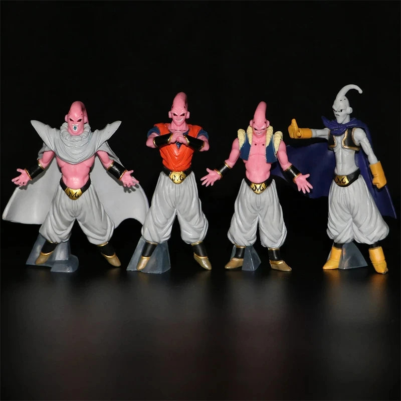New 8pcs/Set Dragon Ball Z Anime Figure Majin Buu  Fat Buu PVC Action Figures Collection Model Toys For Children Adult Gifts