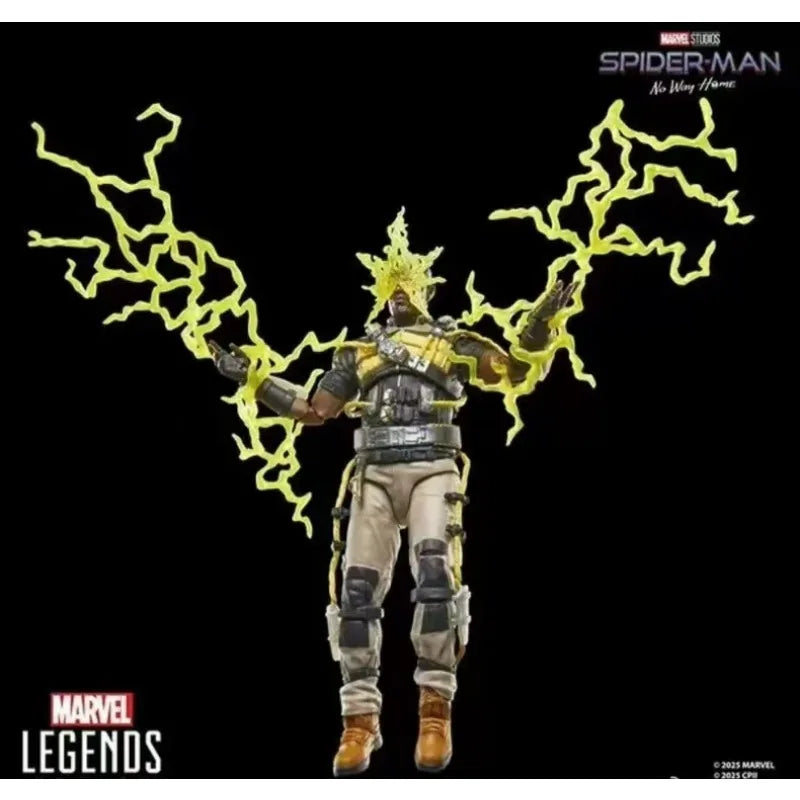 Original Hasbro Marvel Legends Series Spiderman No Way Home Marvel’s Electro Anime Figure Toys Model Collection