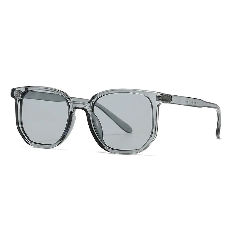 JNPCXI New Ins Popular Fashion Women Square Sunglasses Shades UV400 Retro Gray Gray Men Trending Sun Glasses