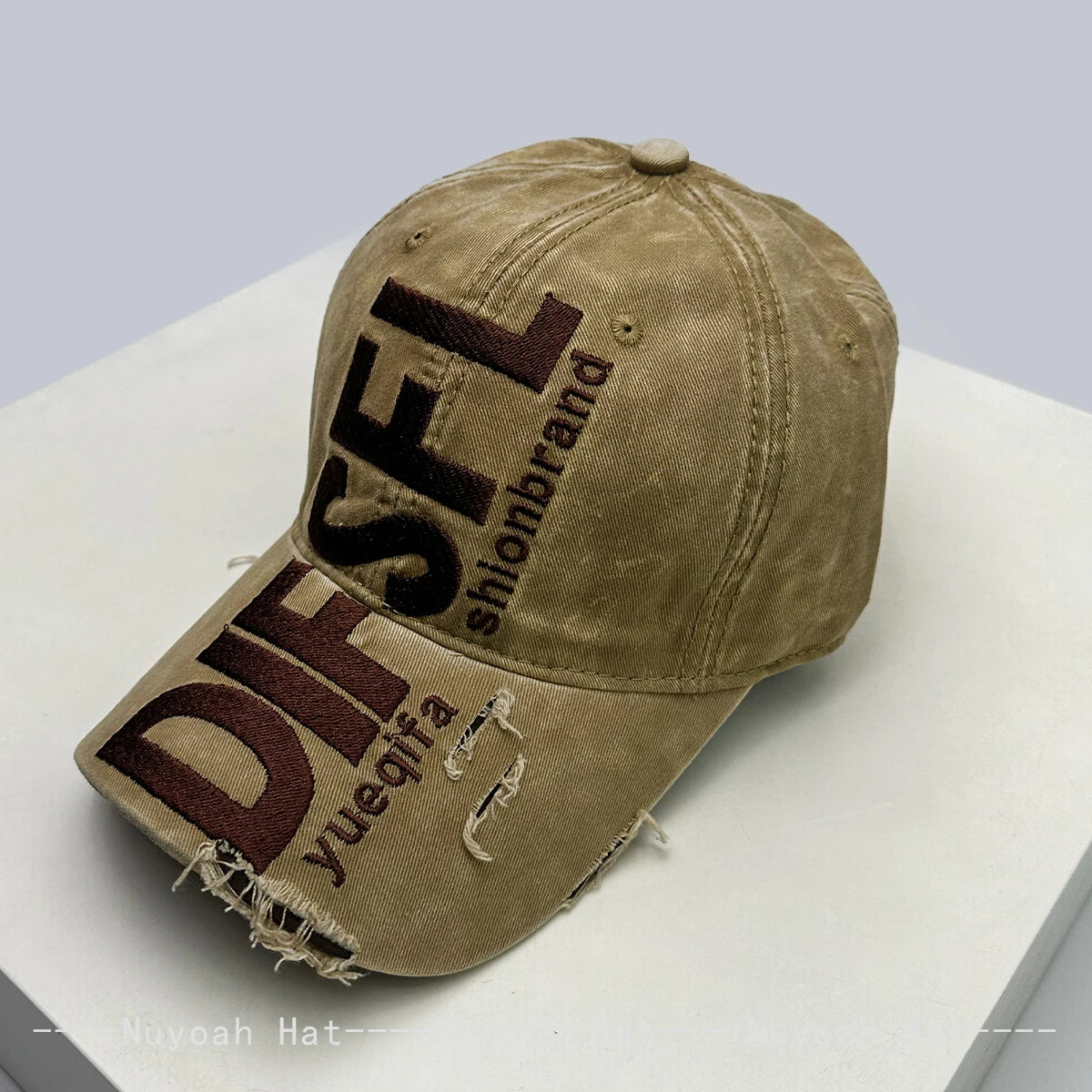 New Men Women Bandhnu Embroidered DIFSFL Letters Baseball Hats Sunshade Personal Versatile Peaked Caps Broken Style Fashion ins