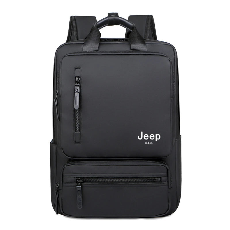 JEEP BULUO Trend Casual Feature Backpack Computer Men's 15" Laptop Travel Bag