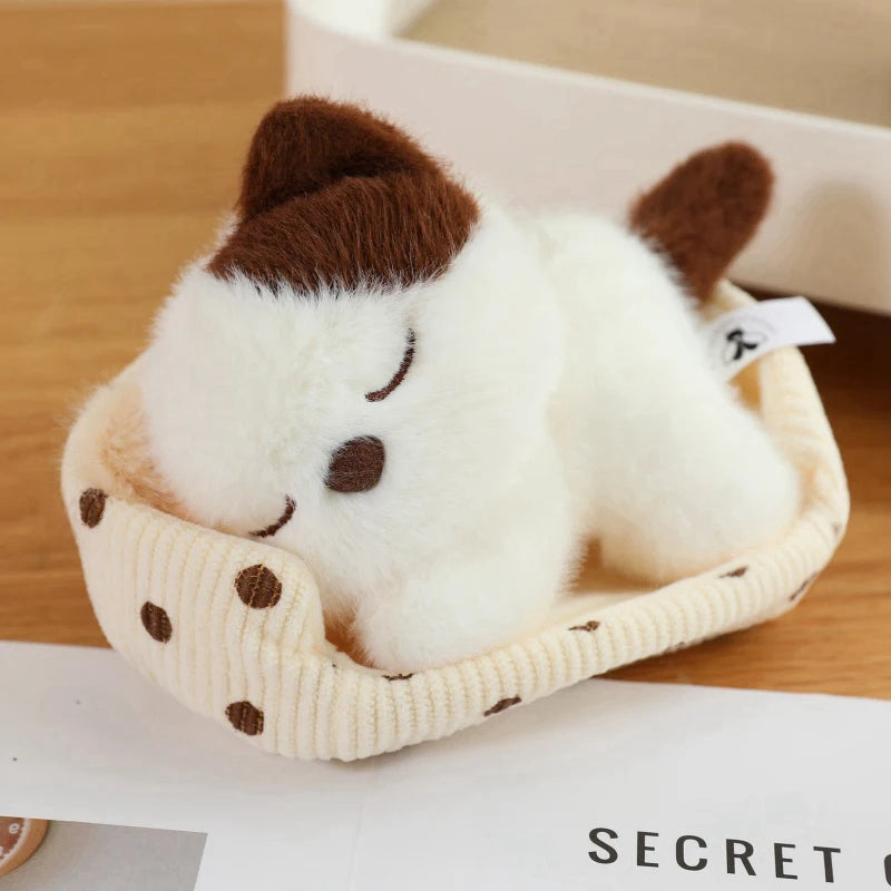 Cute Cartoon Dog, Cat, Fox, Bear,  Rabbit and Pig Plush Toy  Cat Doll Sleeping Animals Toys for Girl Funny Christmas Present