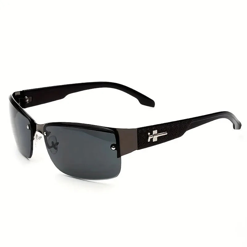 Ladies' Rectangular Gradient Lightweight Tortoiseshell Frame Fashionable Driving Glasses