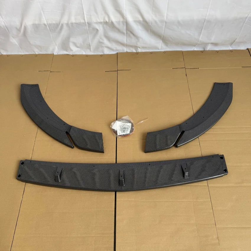 Car Front Bumper Lip Splitter Diffuser Spoiler For Mercedes Benz CLA Class C118 X118 W118 AMG 2024-2026 Guard Tuning Gloss Black