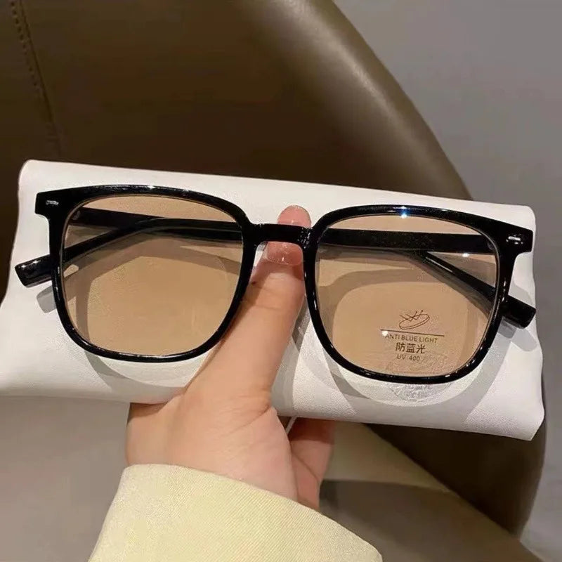 Fashion Photochromic Anti Radiation Eyeglasses for Women/Men Anti Blue Light Computer Glasses