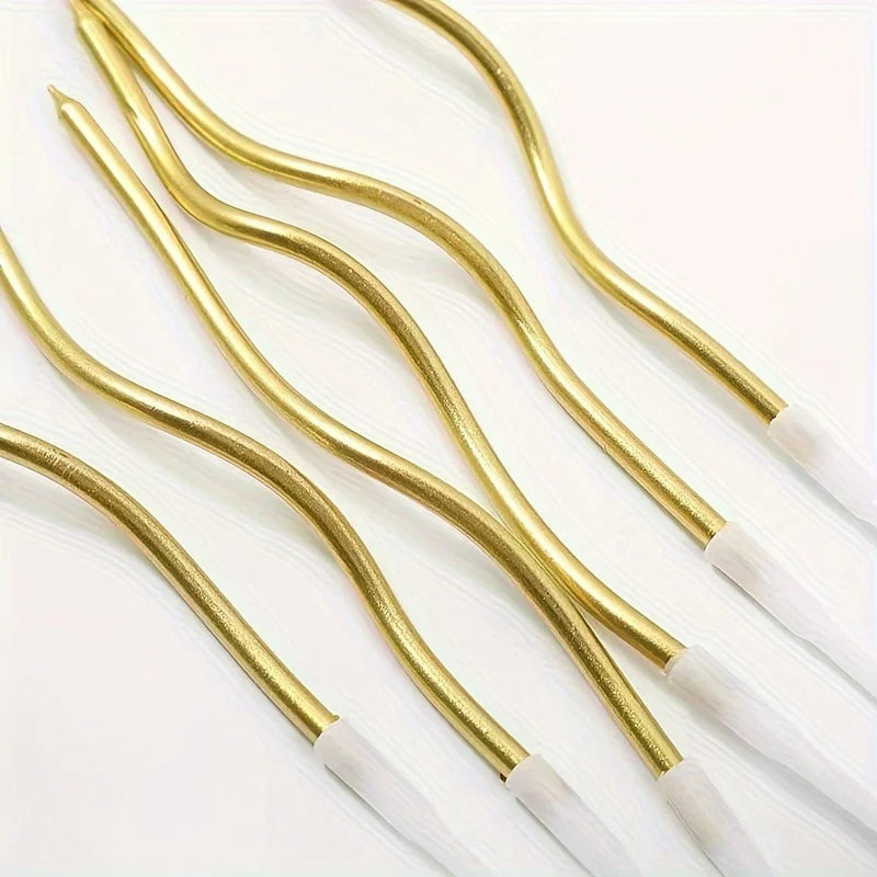 6pcs Birthday Candle Cake Candle Cake Decoration Party Supplies - Creative Cake Toppers for Parties & Desserts