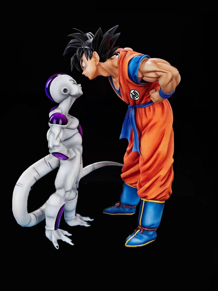 Dragon Ball Anime Figures Son Goku Frieza Look Each Other Figurine 18cm Pvc Statue Model Doll Collection Room Decora Toys Gifts