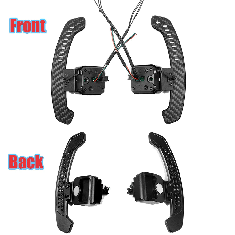 2026 LED Magnetic Carbon Fiber Paddle Shifters Steering Wheel Paddles For For Audi A5 A8 Q2 Q3 Q4 Q5 Q7 Q8 S1 S2 S3 S4 S5 SQ5 RS