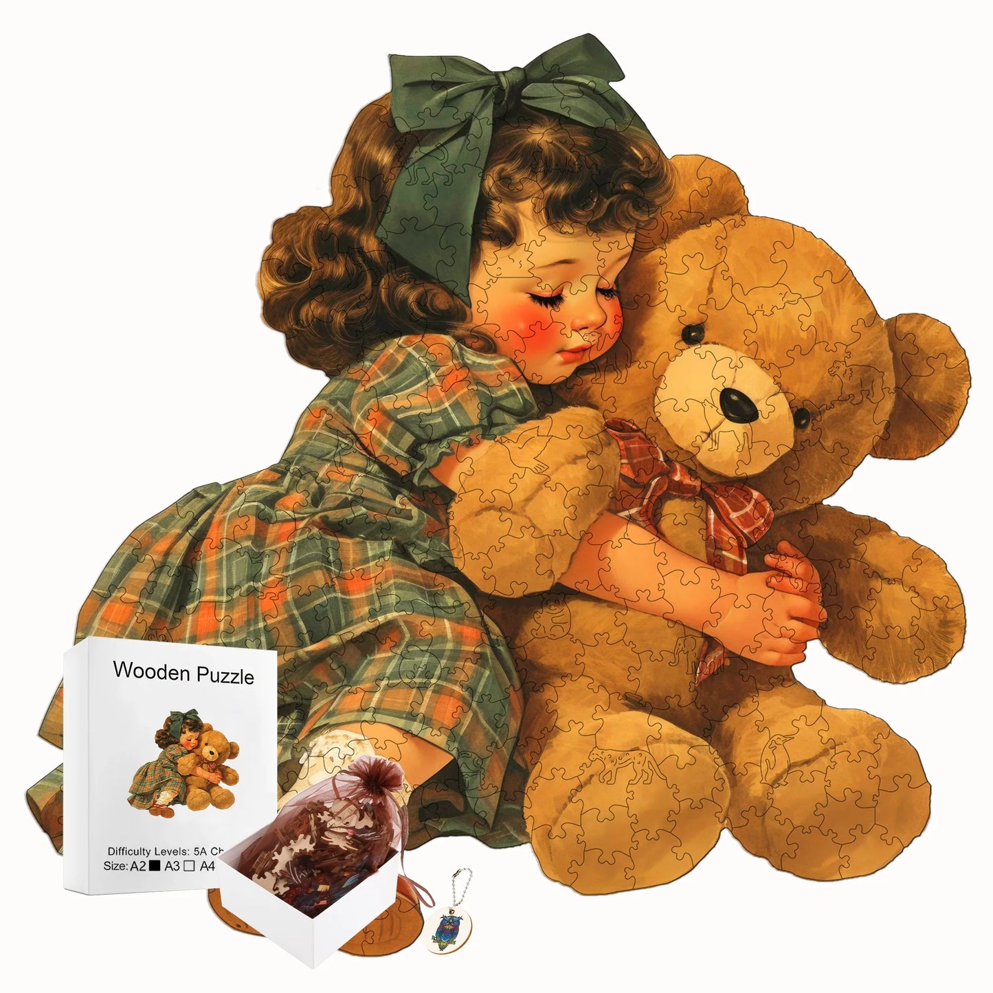 Interesting Wooden Jigsaw Puzzle Artistic Home Decor Christmas and Halloween Gift Toy For Teen And Kid