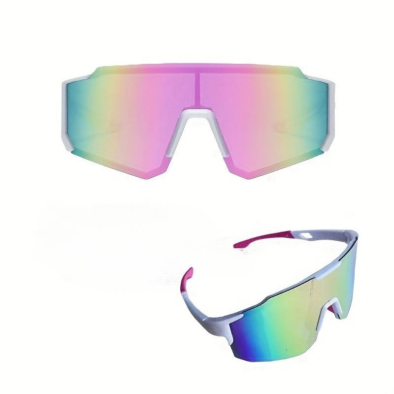Stylish Lightweight Pink & White Gradient Frame Women's Wrap-Around Glasses Fashionable Eyewear for Casual & Formal Occasions