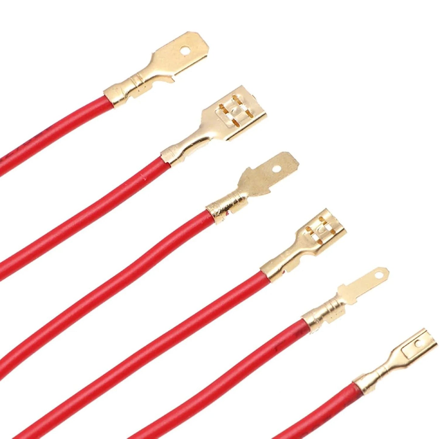 600PCS Assorted Insulated Spade Connectors 2.8/4.8/6.3mm Male Female Wire Terminals Crimp Set with Storage Box Electrical Wiring