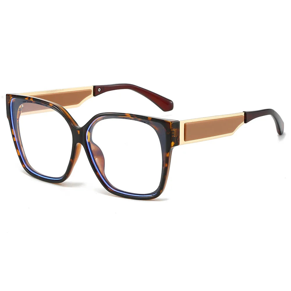JNPCXI New Fashion Square Women Glasses Frame Clear Anti-Blu-Ray Eyewear Retro Men Optical Frame Computer Goggles