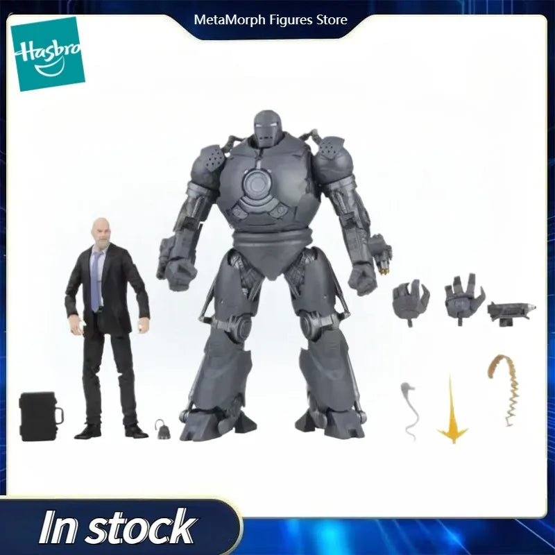 Original Hasbro Marvel THE INFINITY SAGA OBADIAH STANE & IRON MONGER Anime Figure Toy Model Collection