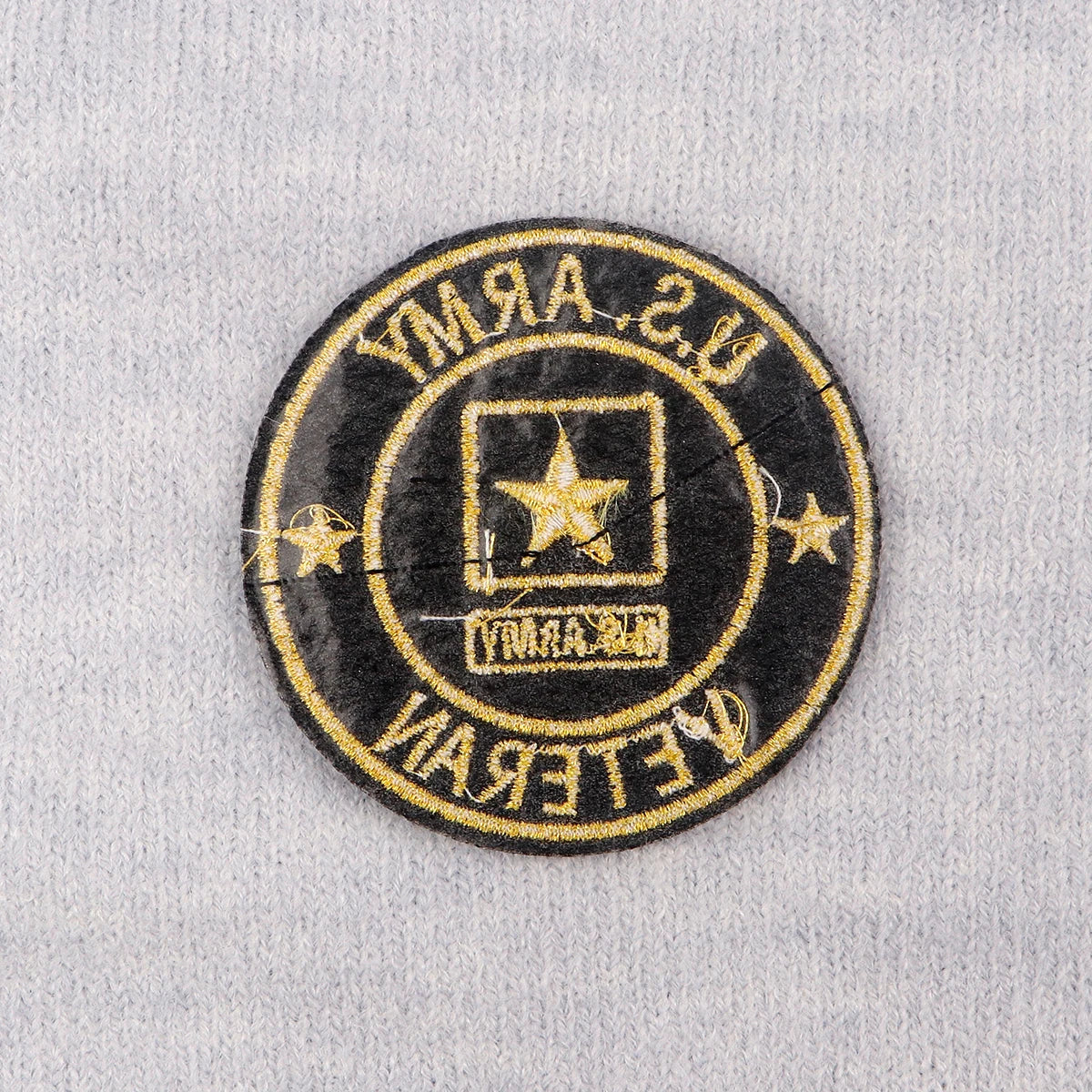 Veteran Vintage Embroidery Patch Iron On Patches For Clothing Thermoadhesive Patches On Clothes DIY Sew Badges