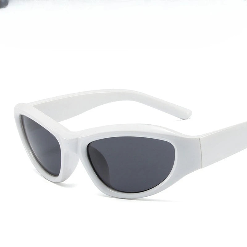 Pink Blue Barrier Glasses Futurist Cyberpunk Fashion Glasses  Pink Lens Suitable for Screen Sports and Street Wear Glasses