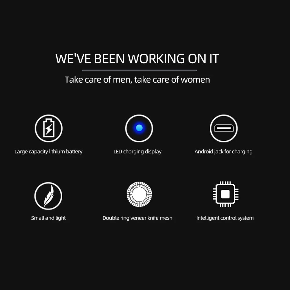 Men's Mini Electric Shaver Rechargeable Razor Epilator Women's Shaving Machine