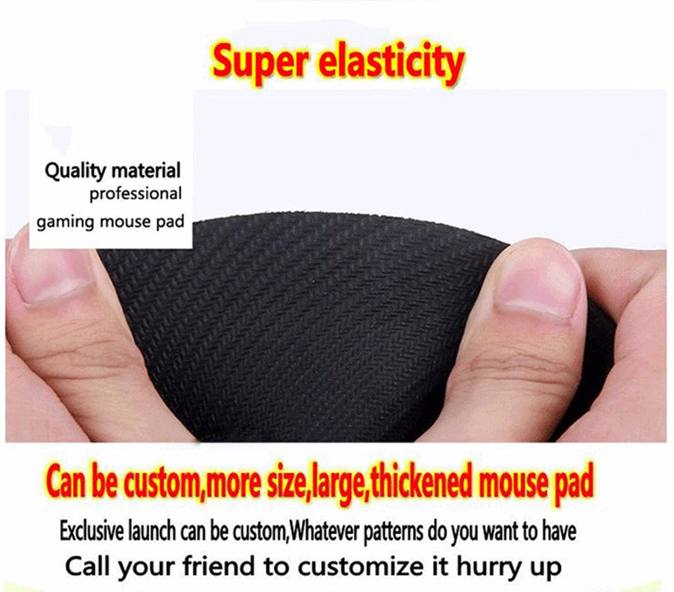 Funny Black Cat Mouse pad PC Desk Mat Table Big Mouse Pad PC Non-slip Rug z13