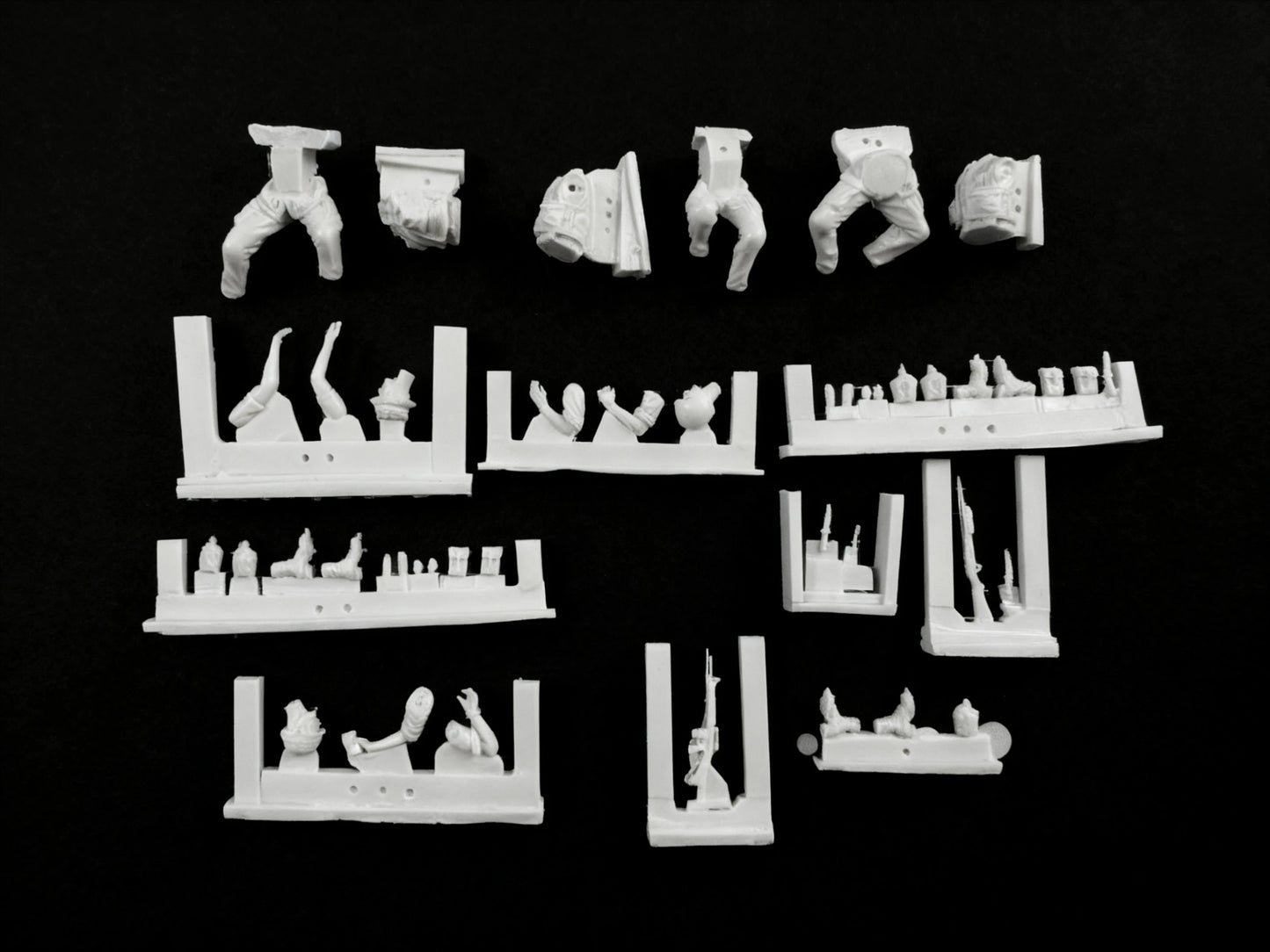 1:35 Casting Resin Model Assembly Kit, GK， Vietnam War American Tank Crew Resin Soldier, Unpainted