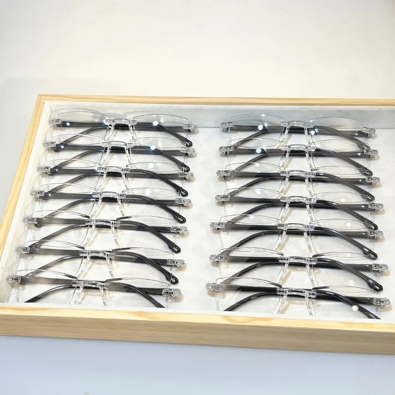 14pcs Y2K Style Anti Blue Light Reading Glasses with PC Frame and Lenses