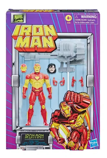 Original Hasbro Marvel Legends Series Iron Man Anime Figure Toy Model Collection