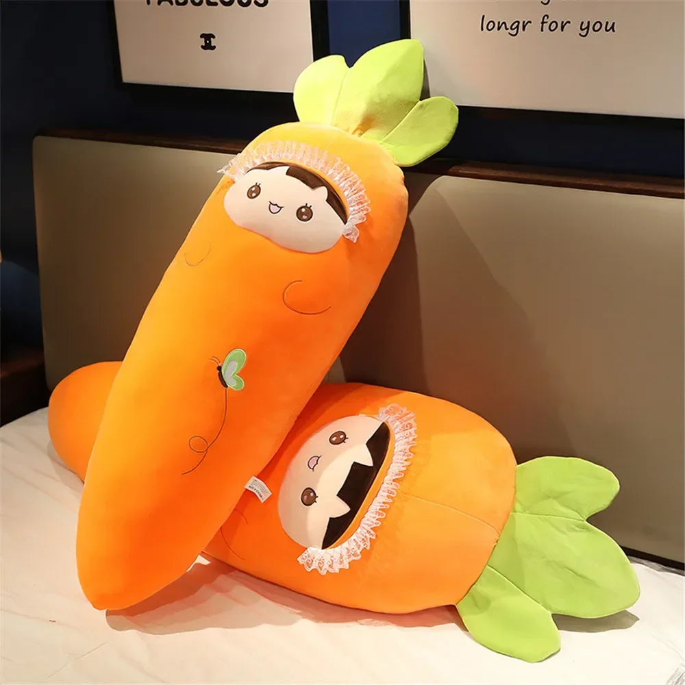 45-110 Cm Plush Toy  Doll  Long Carrot Throw Pillow Pillow Sleeping Companion Doll Birthday and Christmas Gift