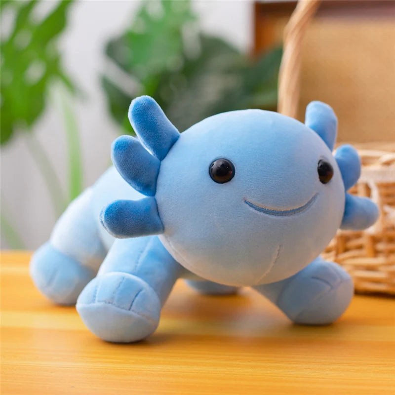 30cm Cute Cartoon Salamander Doll Axolotl Plush Toy Stuffed Animal Pillow Doll Baby Kids Birthday Gift