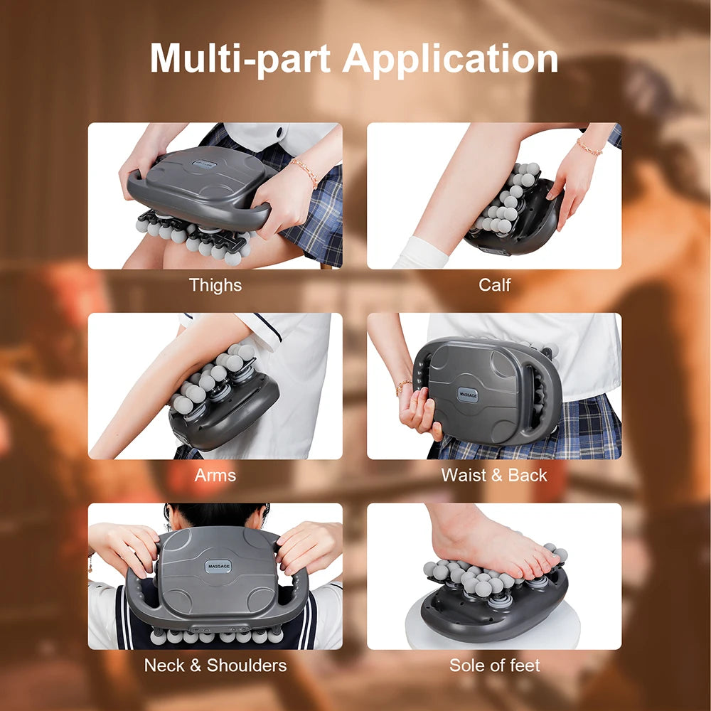 42-Heads Body Massage Gun High-Frequency Vibration Fascia Gun Back Waist Thigh Massager Neck Shoulder Massager Muscle masajeador
