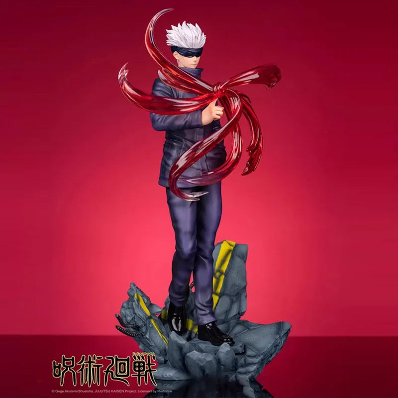 11inch Anime Cartoon Jujutsu Kaisen Gojo Satoru PVC Model Statue Collection