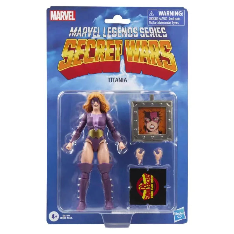 Original Hasbro Marvel Legends Series Secret Wars Titania Anime Figure Collection Toys Models