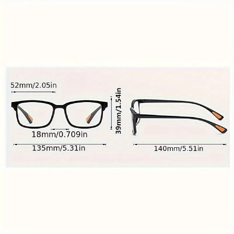 8 Pairs of Reading Glasses Lightweight Elderly Glasses Suitable for Both Men and Women Suitable for Elderly Computer Use