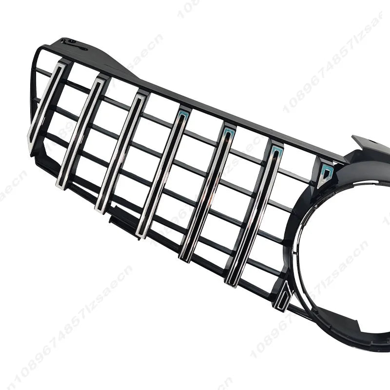 Chrome Silver Diamonds Style Bumper Grille For Mercedes Benz CLS-Class W219 CLS350 CLS500 2009-2011 AMG GTR Style Hood Grilles