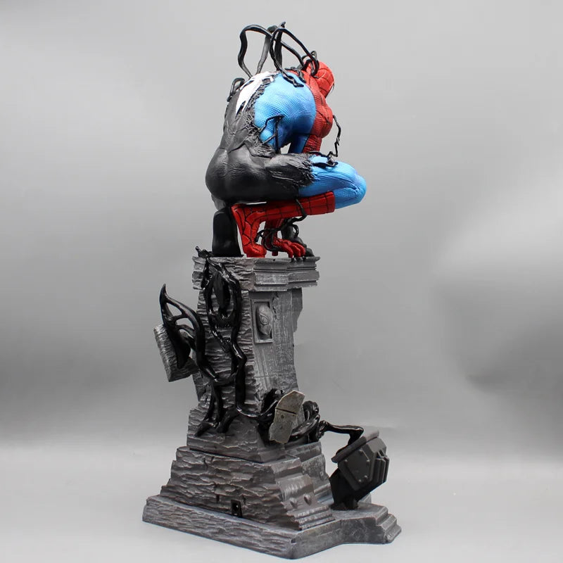 15 inches Venom Symbiote Figure Spiderman Action Figures, PVC Decor Statue Model