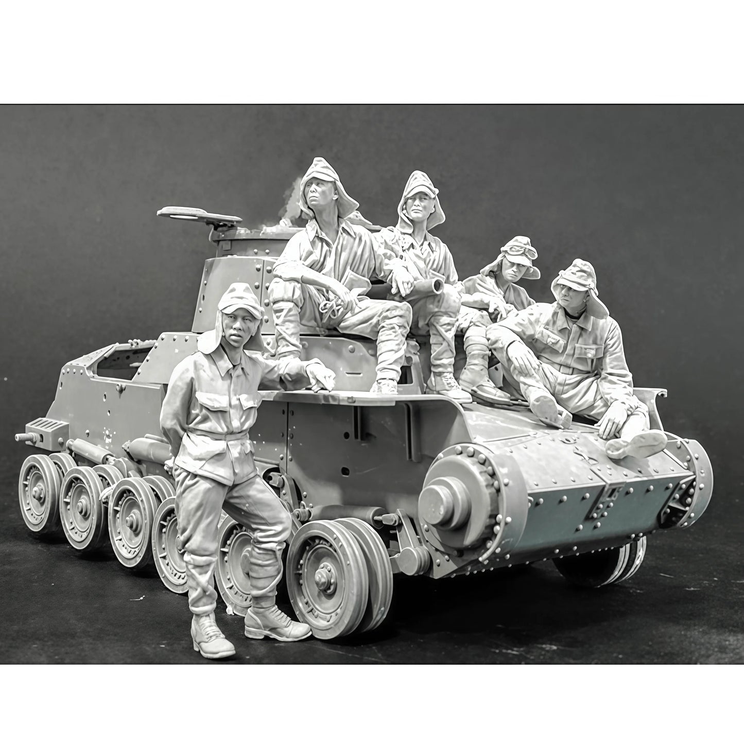 1: 35 Resin Model Kit GK, Tank Armored Unit, Unpainted, Needs To Be Assembled